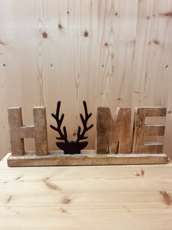 Scritta "Home" Corna