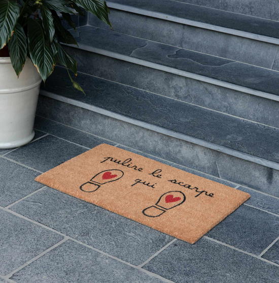 Zerbino "Pulire le Scarpe qui"