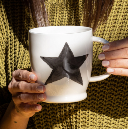Mug "Cuore, Frasi e Stelle"