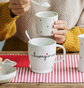 Mug "Cuore, Frasi e Stelle"