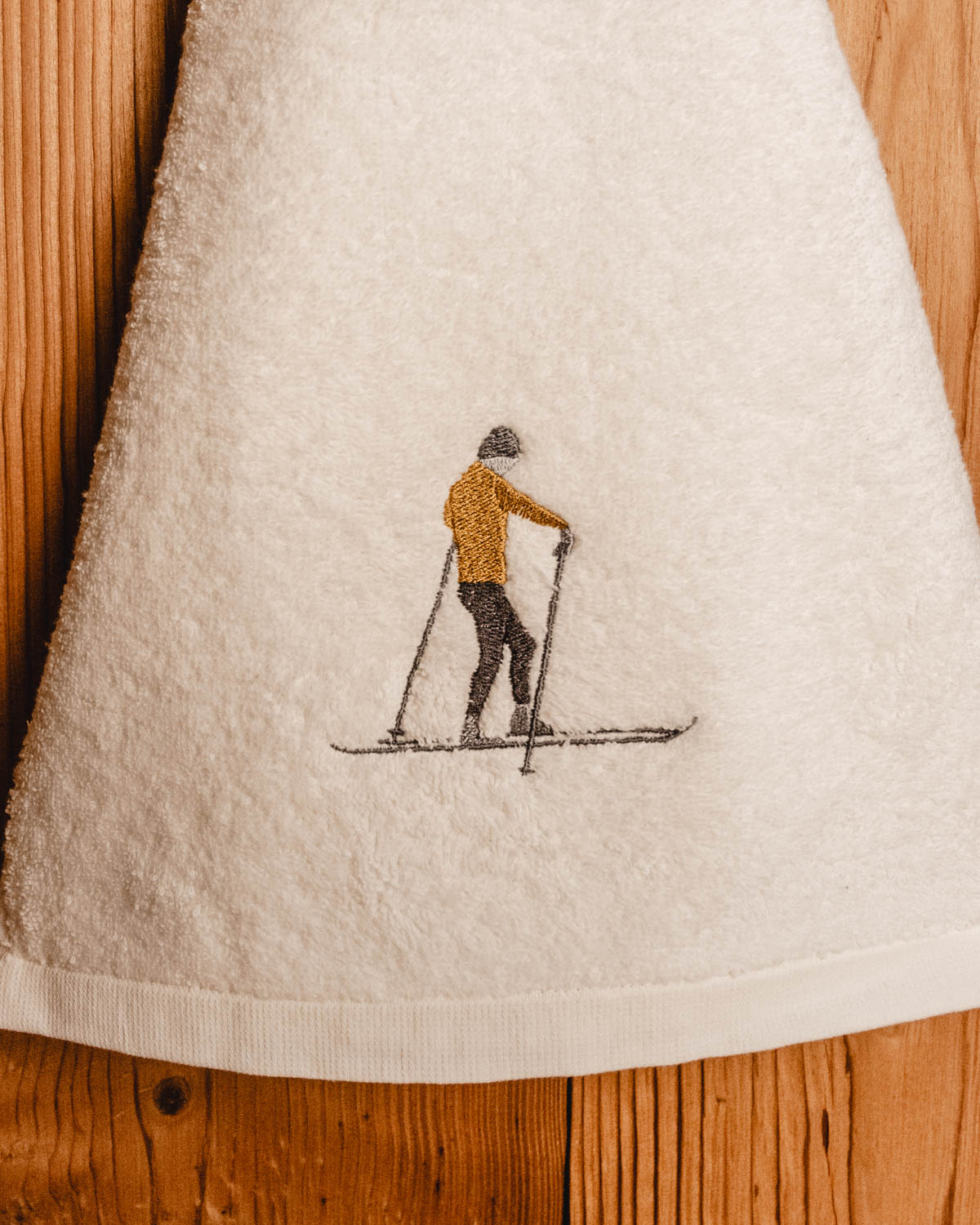 Asciugamani da montagna - idee regalo - set 5 pezzi Canazei sabbia